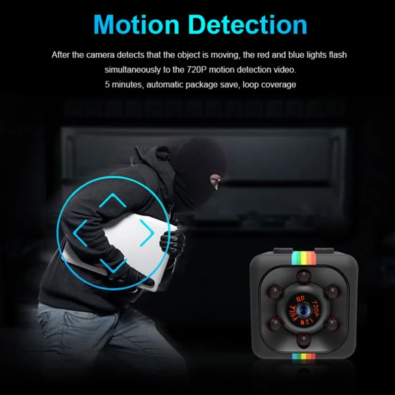 

720P Sport DV Mini Infrared Night Vision Monitor Concealed Camera Car DV Digital Video Recorder