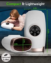 

Cordless Neck Back Massager Rechargeable Handheld Deep Tissue Percussion Massage with 6 Speed and 6 Modes Body Massagers