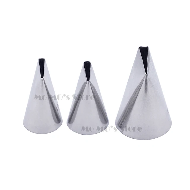3 Dcs/Set 125 127 128 Rózsas Szirmok Rozsdamentes Acél Jegesedés Csövek Fúvókák Fondant Sütemény Díszítő Tésztakészletek Szerszámok Bakeware - Image 2