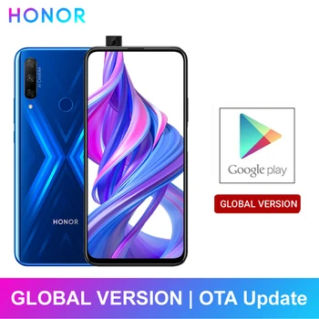

HONOR 9X Smart Phone Global Version 4GB + 128GB 48MP Triple Camera Mobile Phone 4000mAh Battery 6.59'' Octa Core EMUI 9.0 Phone