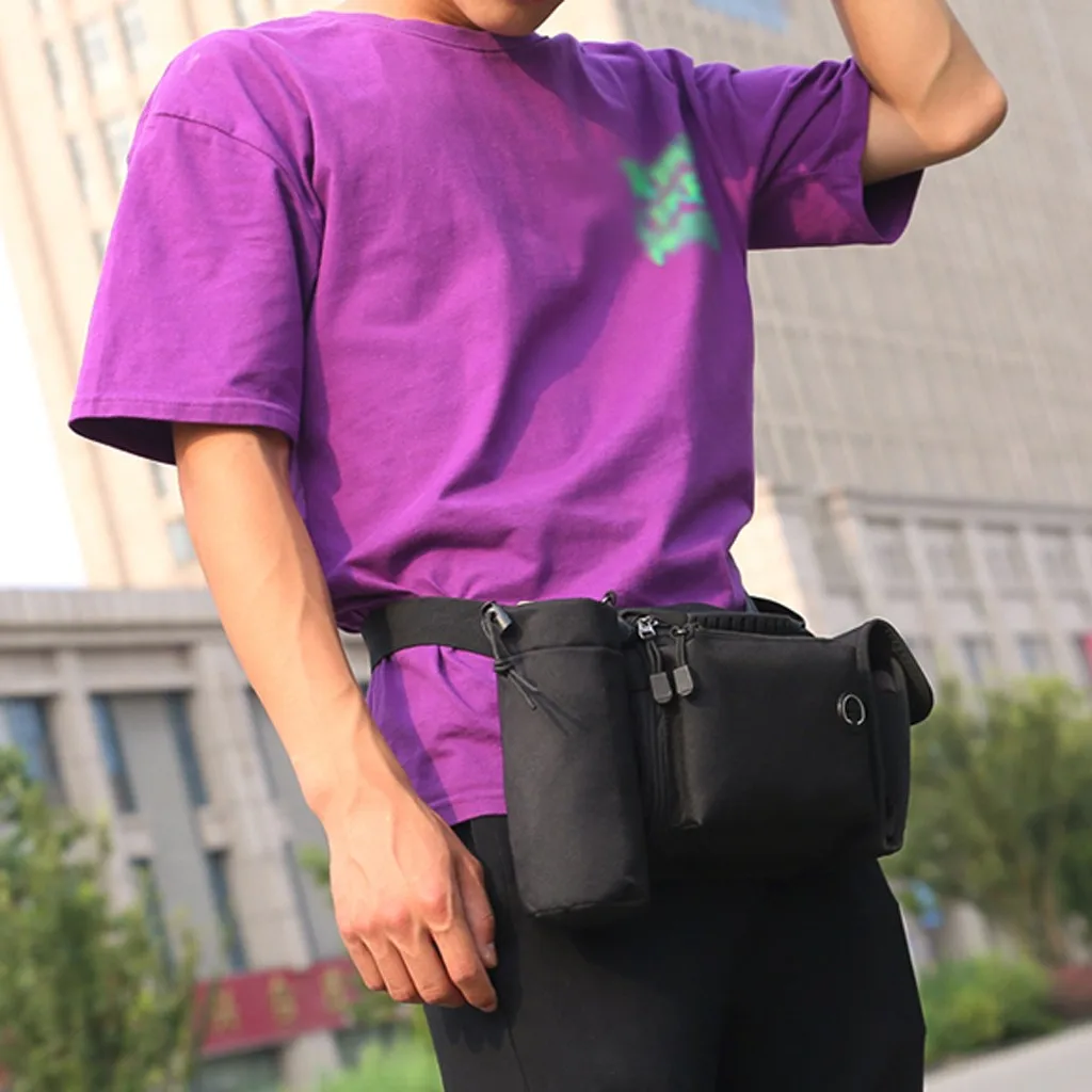 Мужская полотняная поясная сумка, поясная сумка, поясная сумка для телефона, сумка на ногу, военная водонепроницаемая сумка на молнии для телефона, поясная сумка для мобильного телефона# EX