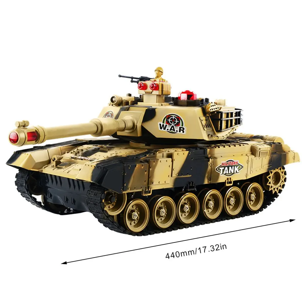 33/44 см RC батальон Танк зарядное устройство битвы Запуск по пересеченной местности гусеничный пульт дистанционного управления RC военные бак хобби, Детские кубики, игрушки для мальчиков для детей