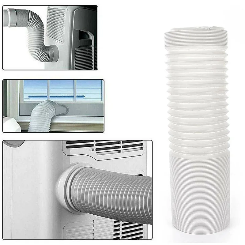 

Portable Air Conditioner Parts Diameter 13cm/15cm Exhaust Pipe Hose Tube Free Extension Flexible For Home Air Conditioner Tools