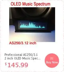 Многоцветный светодиодный дисплей музыкального спектра анализатор автомобильный MP3 Усилитель Аудио 20 Уровень индикатор ритм VU метр с часами 5 в 12 В