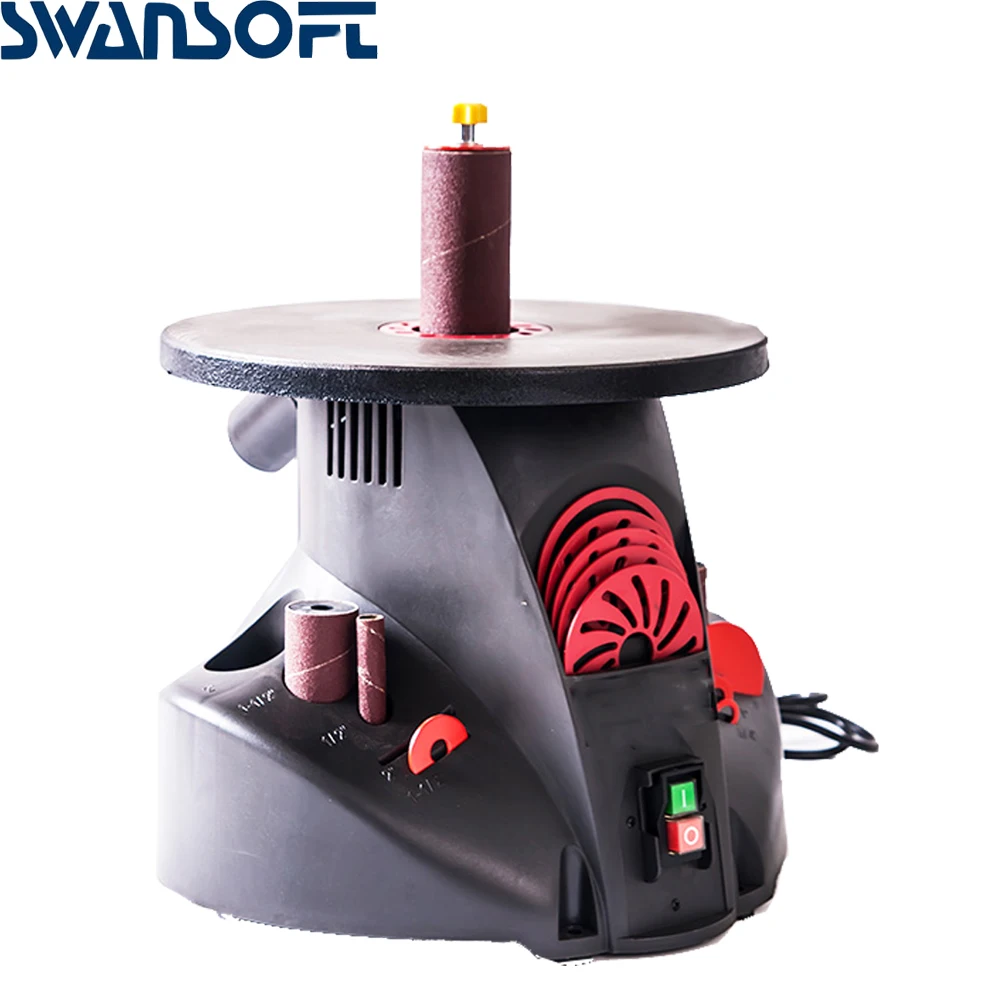 

14" single-axis tilting sander sand column machine sand roller curved grinding local grinding woodworking