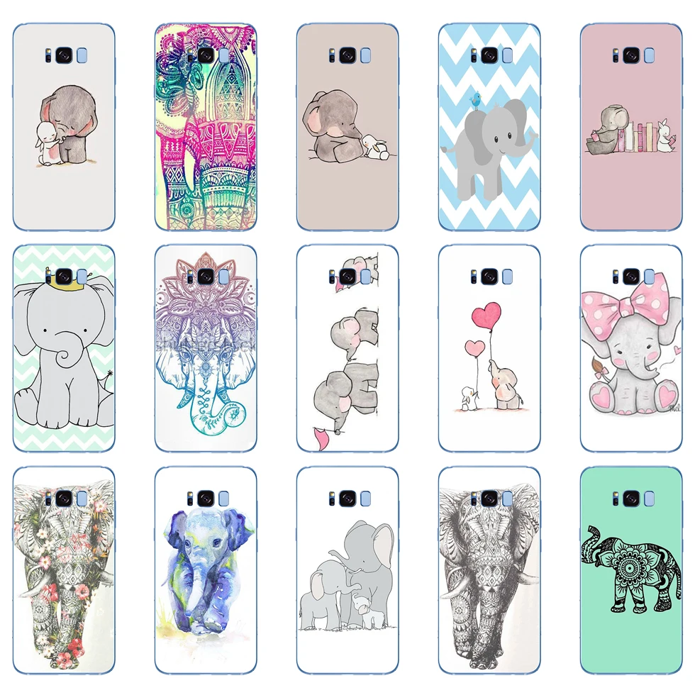 

43DD Mandala Indian Elephant Tribal Tattoos Soft Silicone Cover Case for Samsung Galaxy S6 S7 edge S8 S9 S10 plus A70 A50 case