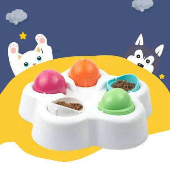 

Pet French Bulldog IQ Smart Toy Supplies Cat Dog Teddy Interactive Toy Cat Bowl Dog Bowl Finding Food Fun Bowl