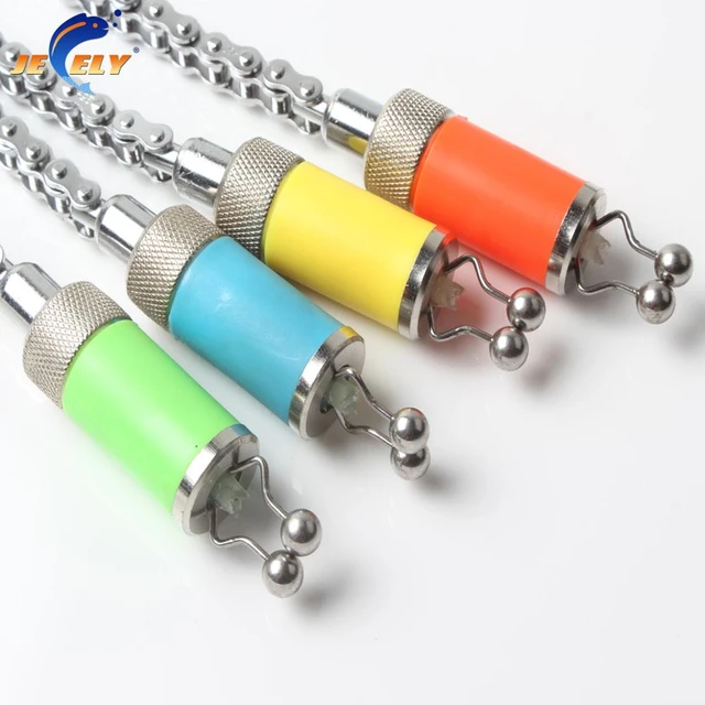 Colored Carp Fishing Bite Indicator Adjustable Tension Clip, Stainless  Steel Chain