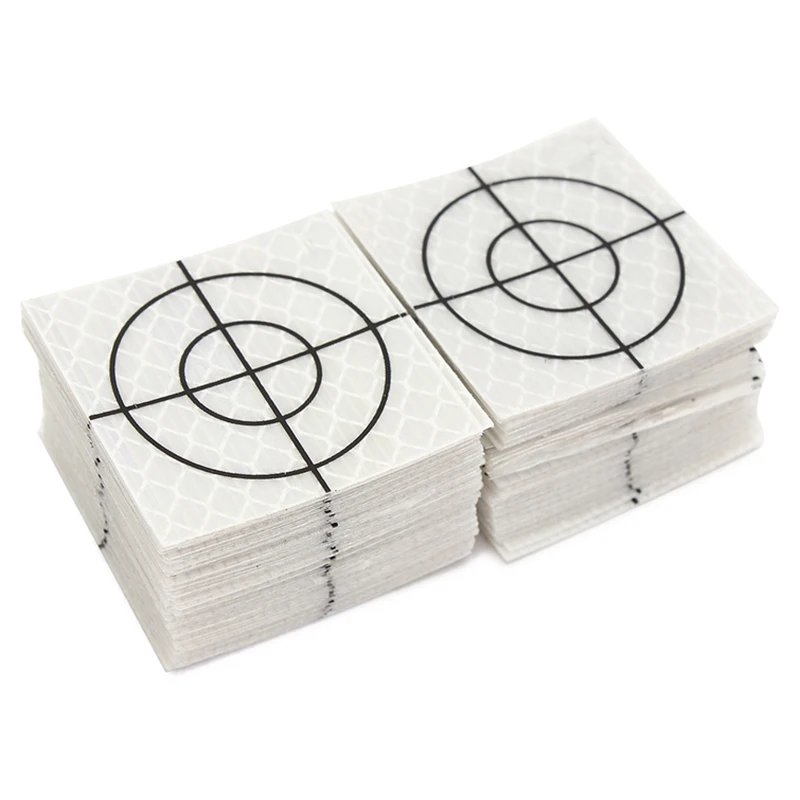 

100Pcs Prism Measurement Reflector Sheet Reflective Tape Target Total Station Tunnel Survey 40X40Mm