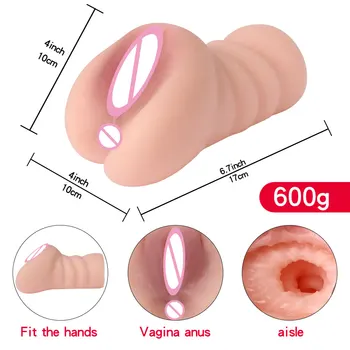 Male Masturbator Sex Toys Silicone Real Vagina Mouth Artificial Pocket Pussy Shop Products Sexy Toys For Adults Men Masturbation 6