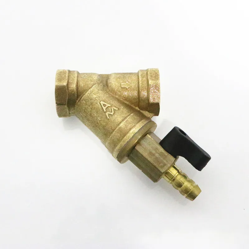 DN15 DN20 DN25 Женская нить y-образный латунный фильтр клапан коннектор резьба Фильтр латунь для разделения масла воды