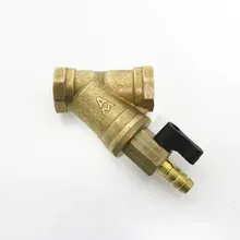DN15 DN20 DN25 Женская нить y-образный латунный фильтр клапан коннектор резьба Фильтр латунь для разделения масла воды
