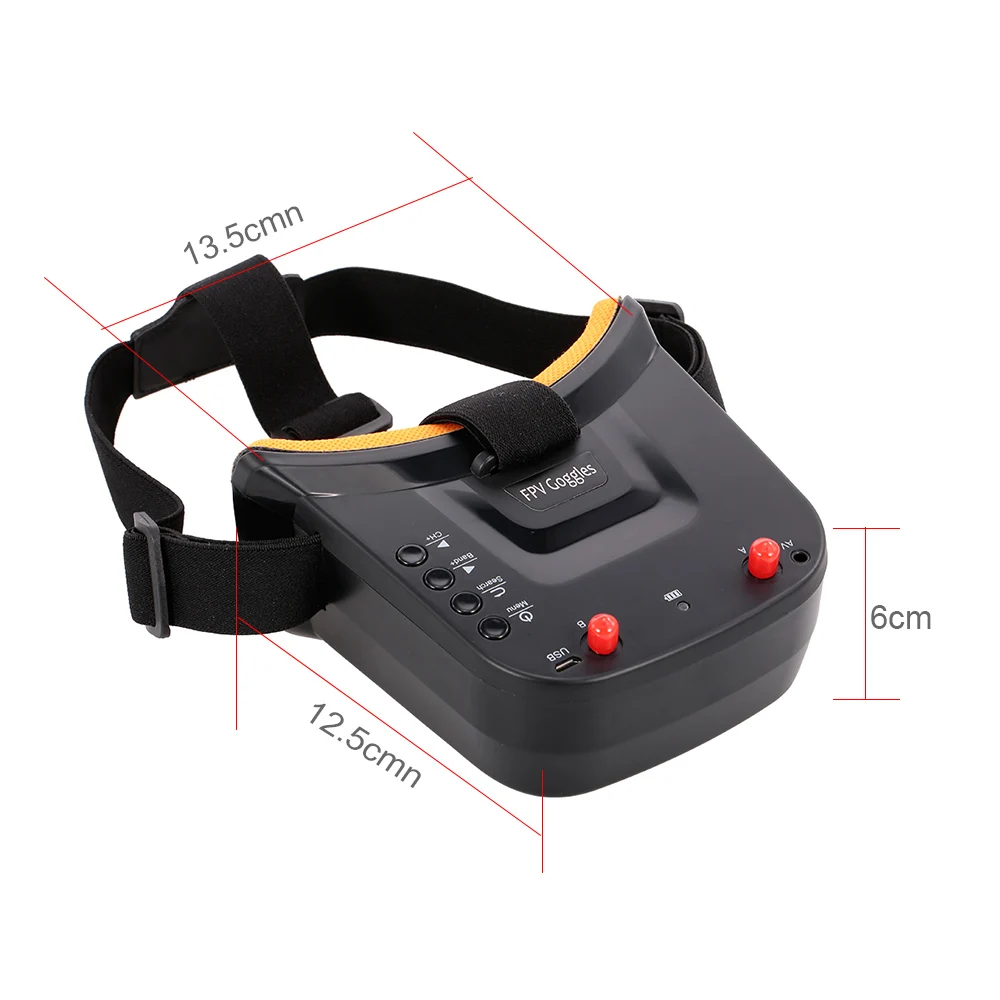 5.8Ghz 40CH Dual Antennas FPV Goggles 480*272 Monitor Video VR Glasses Headset HD for Racing Drone 2