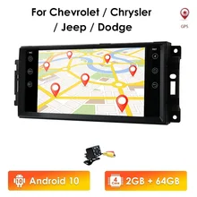 2G 64G Android 10 autoradio GPS Navi per Jeep Cherokee 2009 2008 2010 Wrangler autoradio per Dodge Radio per Chrysler autoradio