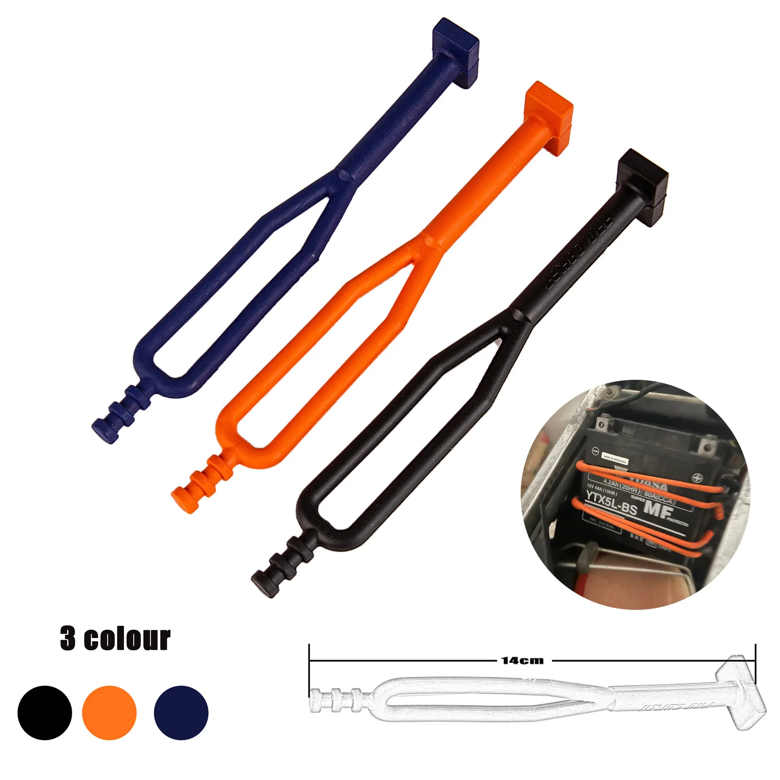 Motocross Rubber Kickstand Side Stand Strap For KTM EXC XCF XC XCFW