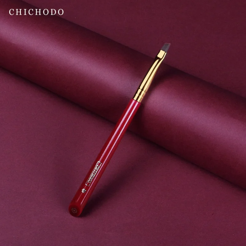 Кисть для макияжа CHICHODO роскошная серия красных роз высококачественная волокнистая кисть бровей