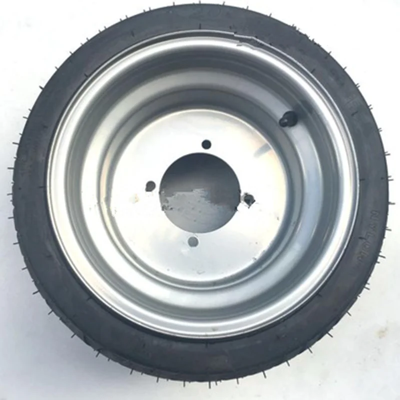 Self-made Four-wheeled Beach Car Go-kart Refitted Flat Vacuum Road Tire 205/30-10 Iron Wheel Hub