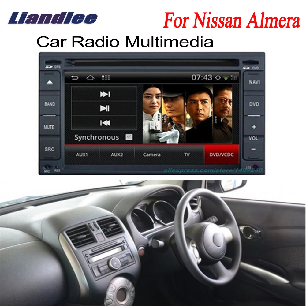 Liandlee для Nissan Almera 2011 ~ 2013 2 Din Автомобильный Android GPS навигация карты радио CD DVD плеер