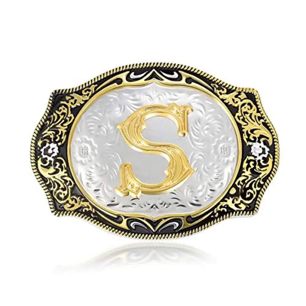 Western-Belt-Buckle-Initial-Letters-ABCDMRJ-to-Z-Cowboy-Rodeo-Small-Gold-Belt-Buckles-for-Men(18)