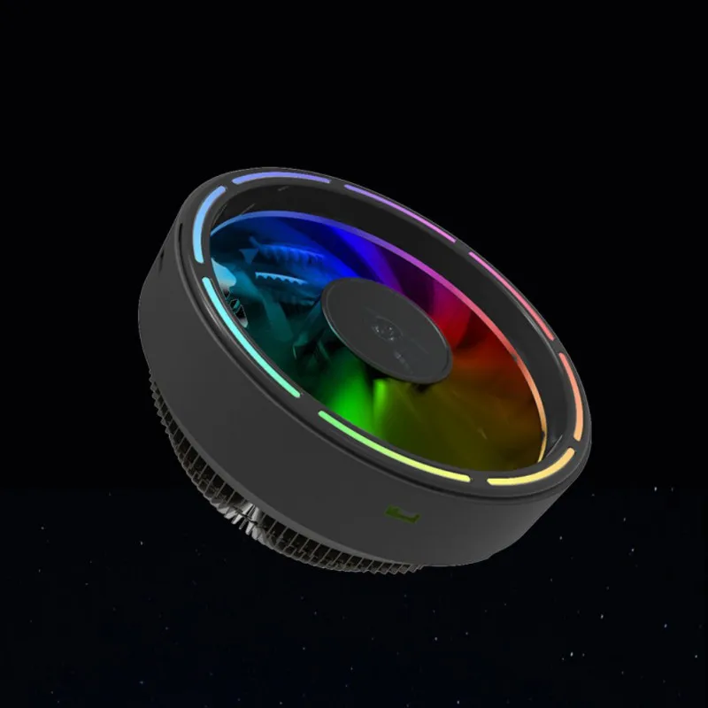 LGA/115X/775/AMD4/AM3/AM2/FM1 горячий радиатор cpu Led Радиатор AMD Intel mute 3Pin pc cpu охлаждающий вентилятор