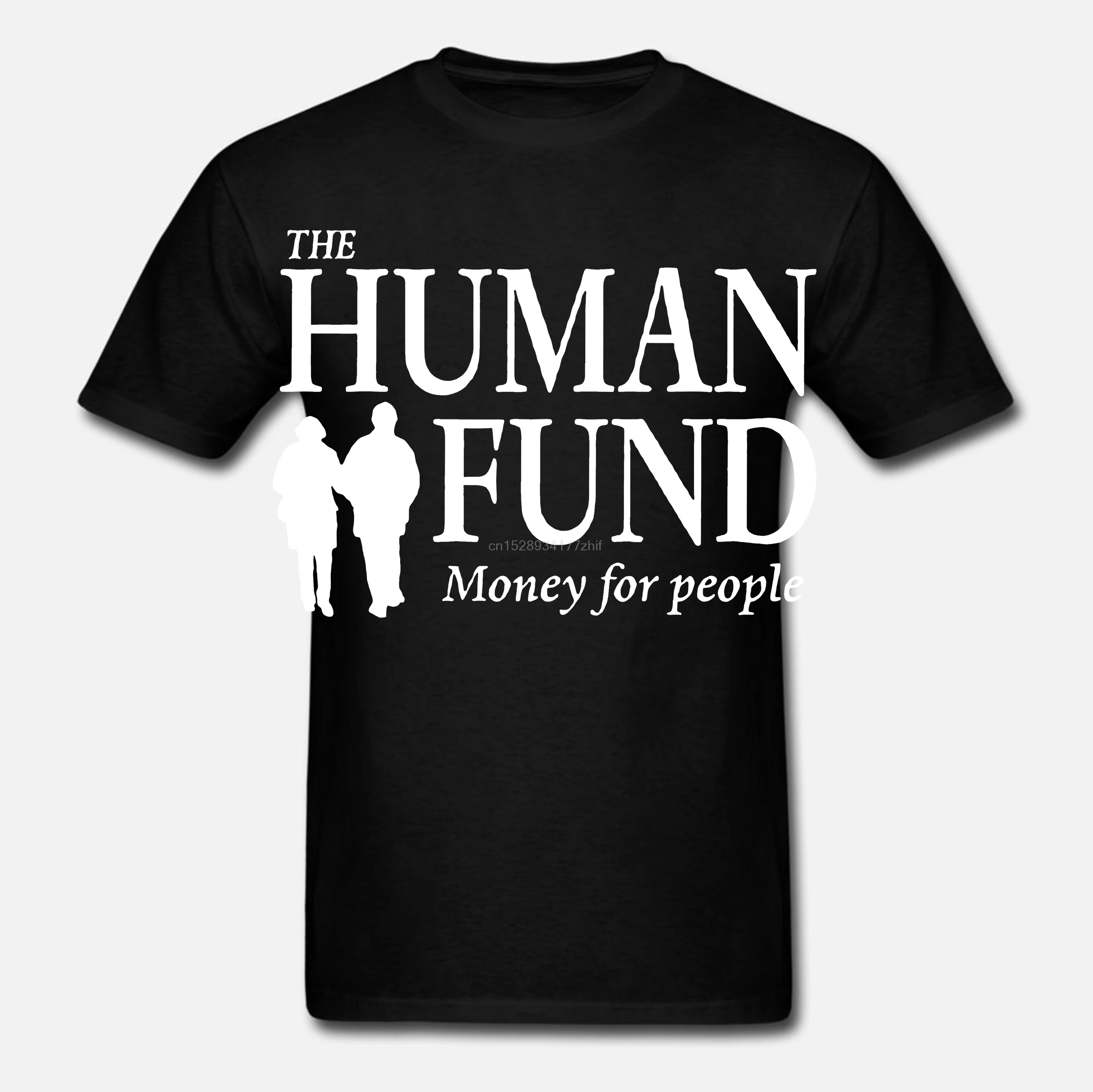 HUMAN FUND George Costanza SEINFELD Curb Your Enthusiasm Larry David T-Shirt Printing Casual T Shirt Tees | Мужская одежда