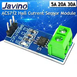 5A 20A 30A модуль датчика тока Холла ACS712 модель для arduino