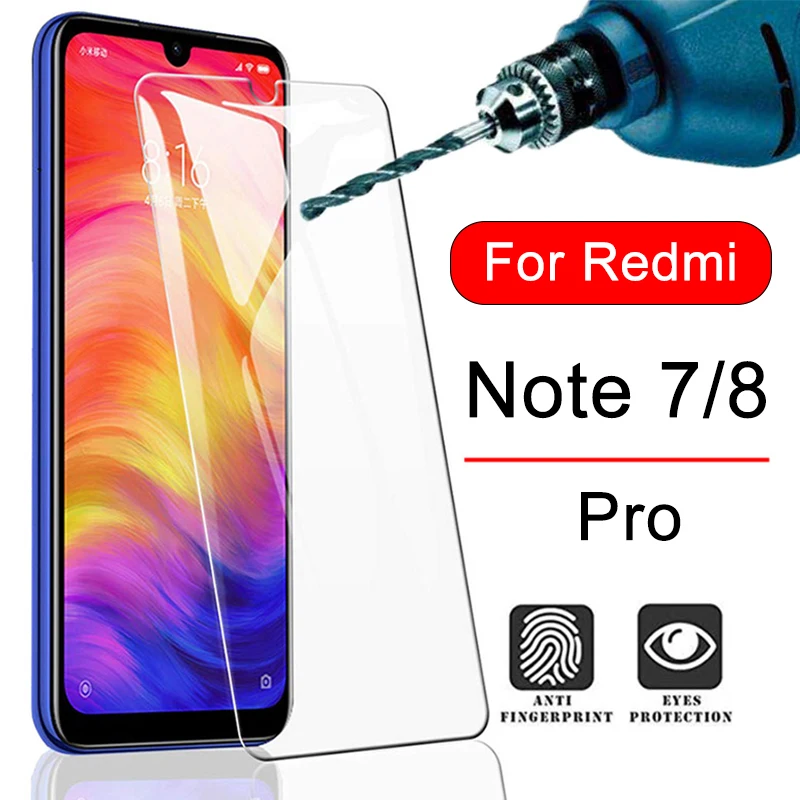 Защитное стекло для Xiaomi Redmi Note 7 8 pro закаленное защитное стекло для экрана kisomi xiomi note7 note8 пленка защита 2.5D