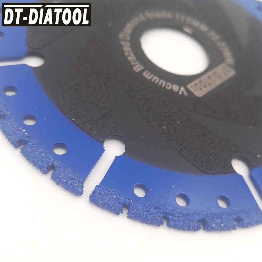 DT-DIATOOL 2 шт. диаметр 115 мм/4,5 дюйма вакуумной пайки алмазные режущие диски Все назначения режущие диски лезвия снос лезвия стали металлические лезвия
