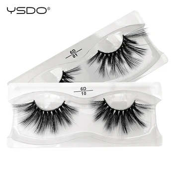 

YSDO 25mm eyelashes hand made faux 3d mink lashes makeup long false eyelashes dramatic lashes soft thick strip eyelash extension