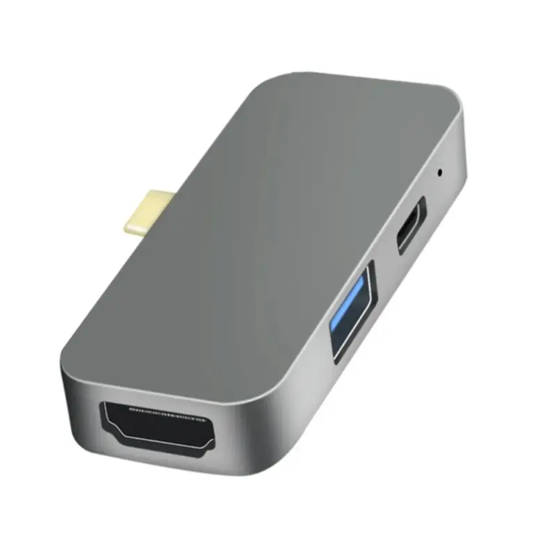 USB C концентратор для IPad Pro 4 в 1 PD type-C USB3.0 HDMI 3,5 мм разъем для наушников адаптер USB C концентратор прочный