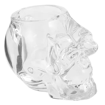 

Creative Skull Desktop Decor Skeleton Design Change Can Practical Storage Pot Tabletop Ornament for Home Living Room (L Size)