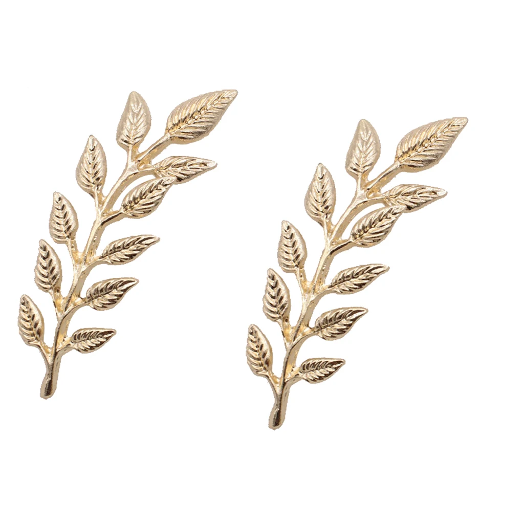 Jewelry Antique Women's Vintage Scarf Brooch Pin Party Girl Ring Clip Leaves Pattern