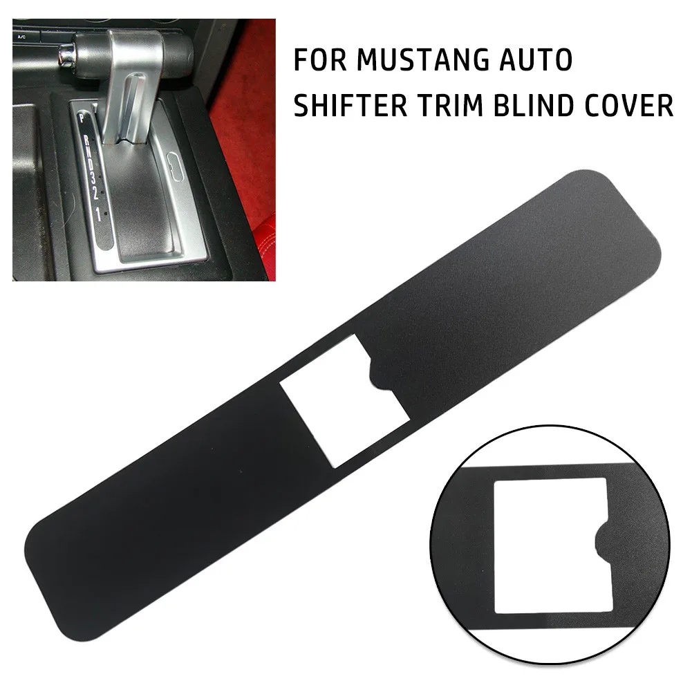 Auto Gear Selector Shifter Trim Console Blind Cover Cap 05 Thru 09 Per Ford Mustang Car Interior Accessories