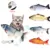 Pet Soft Electronic Fish Shape Cat Toy Electric USB Charging Simulation Fish Toys Funny Cat Chewing Playing Supplies Dropshiping