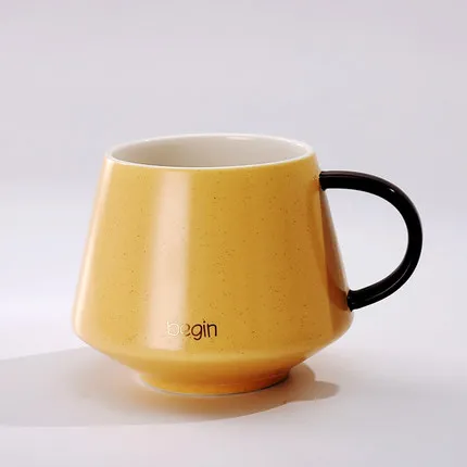 Mug B Керамическая чашка кофейная чашка кружка молоко пара вода кружка для завтрака Китай большой домашний Copo индивидуальный фарфоровый чайный стакан простой QZJ025 - Цвет: Mug B