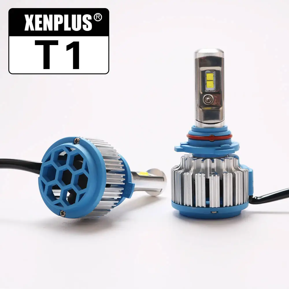 Xenplus 2 шт. автомобиль свет светодиодный H11 Turbo H4 H3 H7 H8 H9 H1 HB3 HB4 H27 H13 фара Cree чип 8000LM 12V лампа с CANBUS для авто - Испускаемый цвет: 9006 HB4