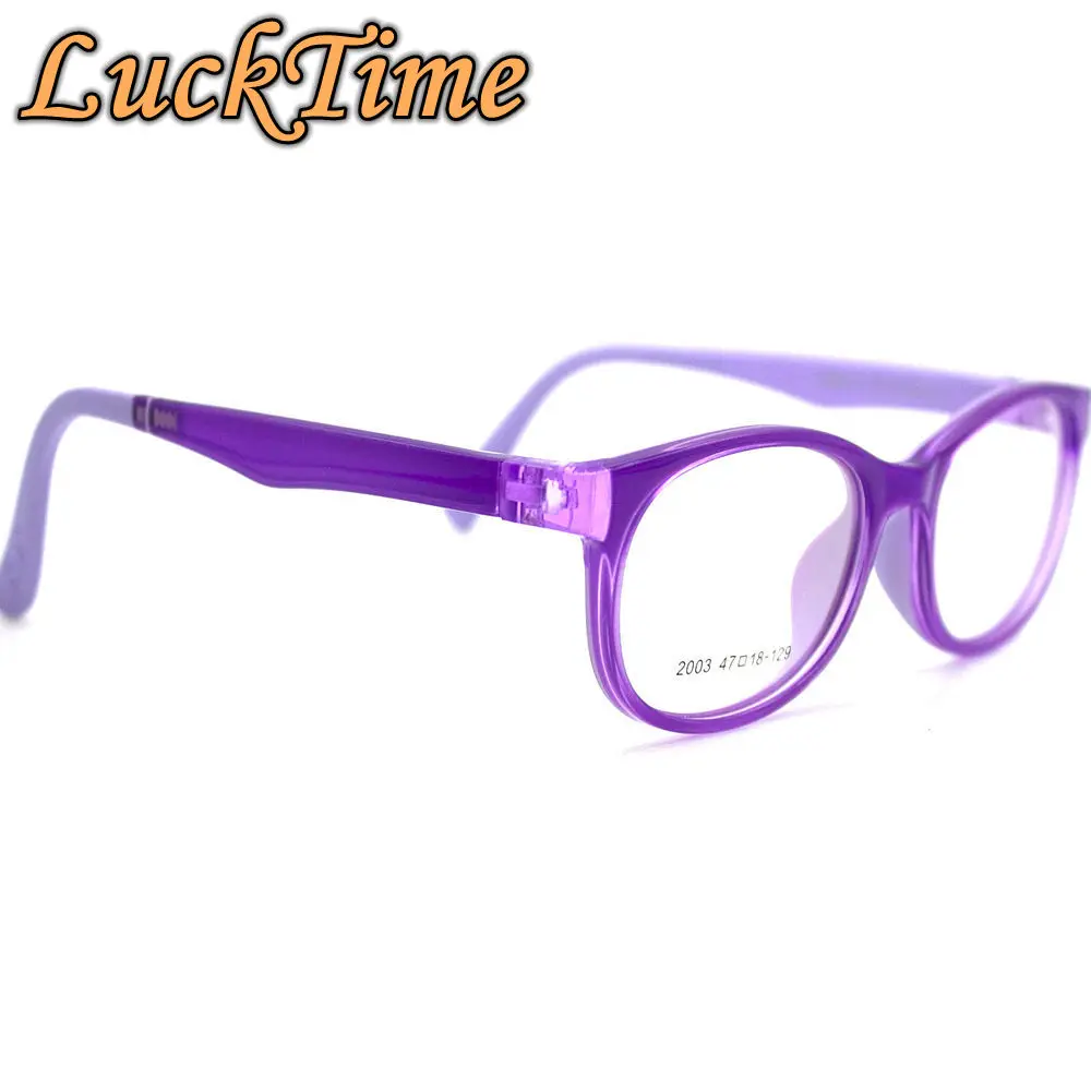 

LuckTime Soft Silicone Kids Glasses Eyeglass Frame TR90 Baby Silicone Goggles Lucky Time Soft Box Baby Glasses Frame #2003