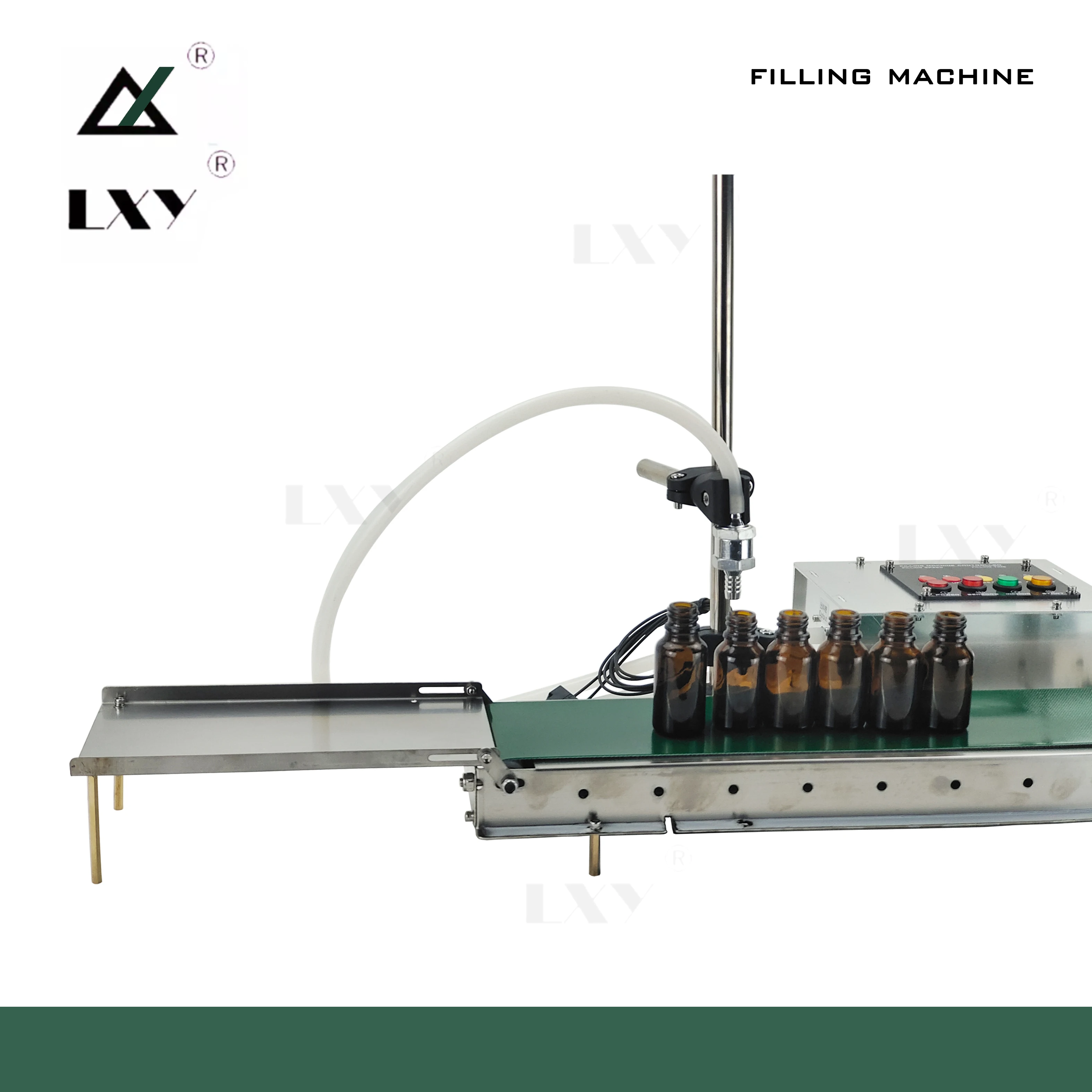 US $195.00 Large Flow Automatic Conveyor Belt Single Head Liquid Filling Machine Sense High Precision 3L Per Min Large Amount Of Filling