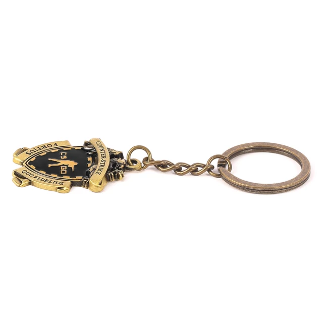 Game CS GO Medal Keychain Metal Pendant Necklace Counter Strike Keyring Men Jewelry Fans Gift Souvenir