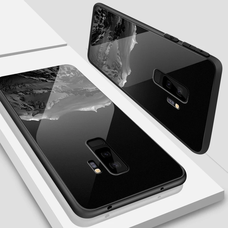 W298 Для OnePlus 3 3t 5 5, 6 комплектов/партия, размер 6T 7 7 Pro закаленное стекло чехол для Samsung Galaxy S8 S9 S10 плюс бампер противоударный окрашены глубоких ракушками - Цвет: W298