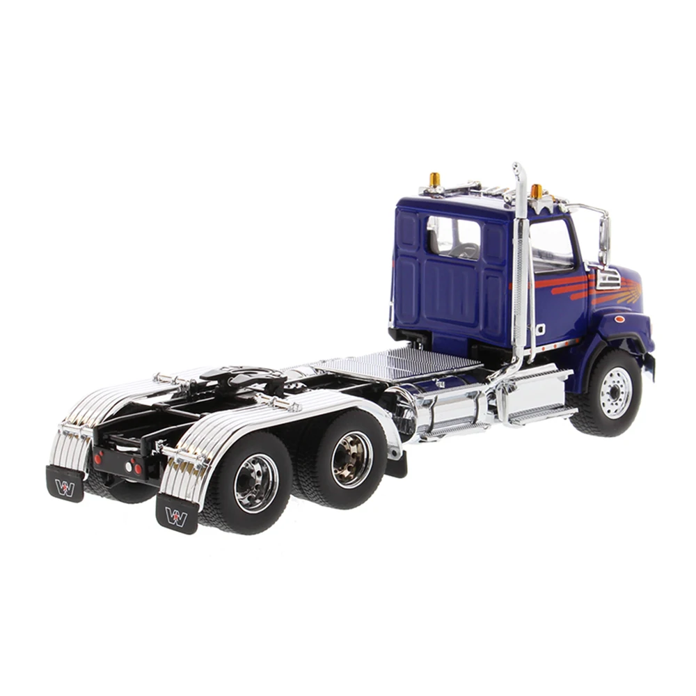 1/50 шкала Western Star 4700 SF Tandem Day Cab в синем цвете для людей в возрасте 14 лет и старше