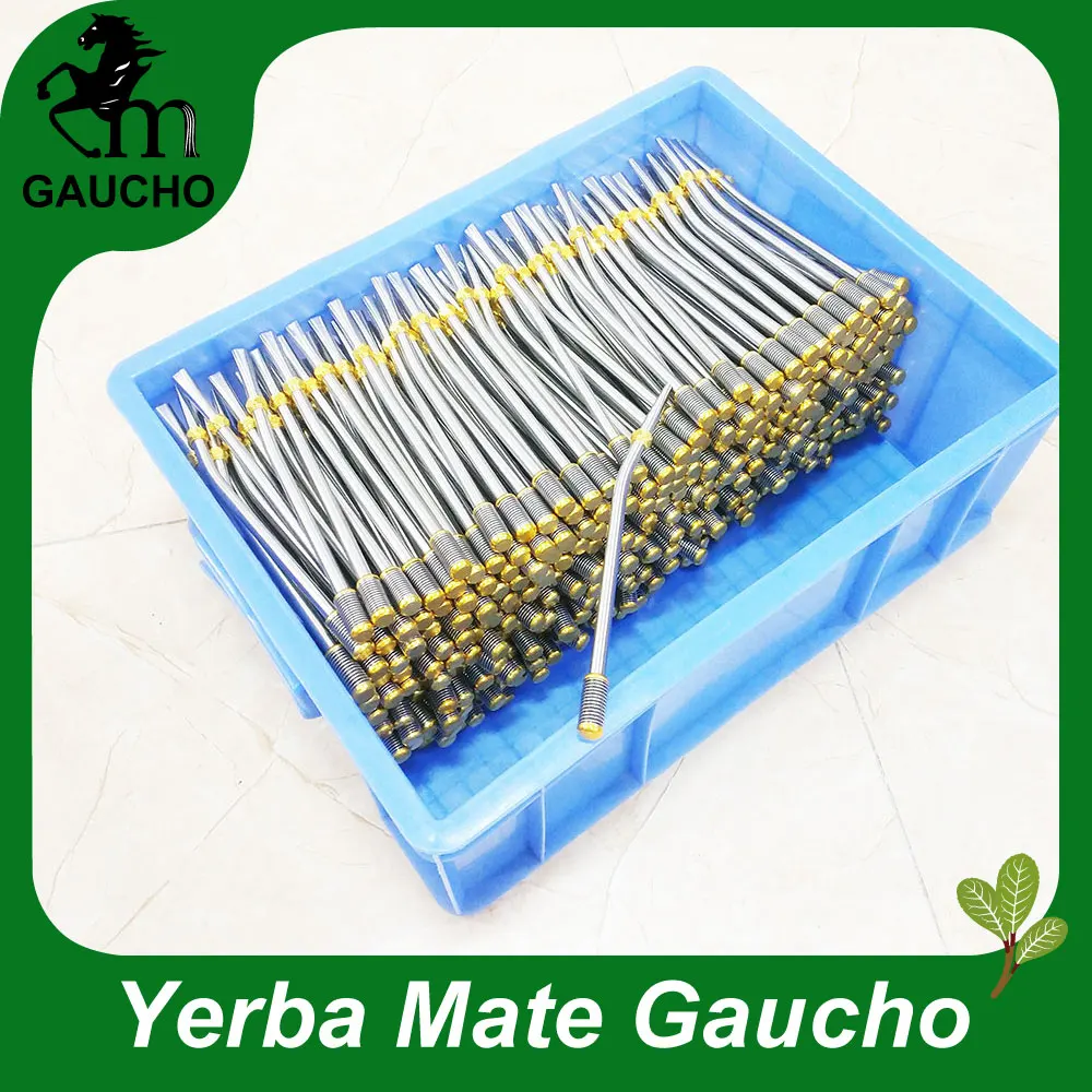 1 шт./лот Yerba mate соломенная изогнутая со съемным двойным фильтром Argentina Yerba mate Bombilla соломинка Легкая очистка Лидер продаж