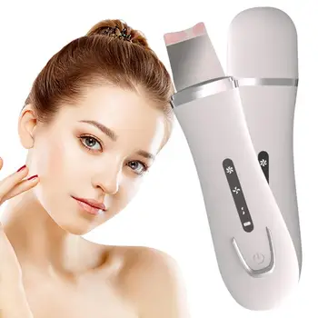 

Ultrasonic Skin Scrubber Cleanser Face Cleaning Backhead Removal Facial Lifting Anti Aging Beauty Device Skin Peeling Machine