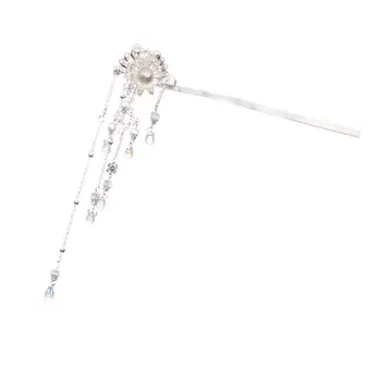 

Chinese Style Hair Forks Crystal Hair Clip Tassel Hair Clips Hair Stick Pin