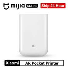 Xiaomi Mijia AR принтер 300 точек/дюйм портативный фото с DIY поделиться 500 мАч изображение видео мини карманный принтер работа с Mijia