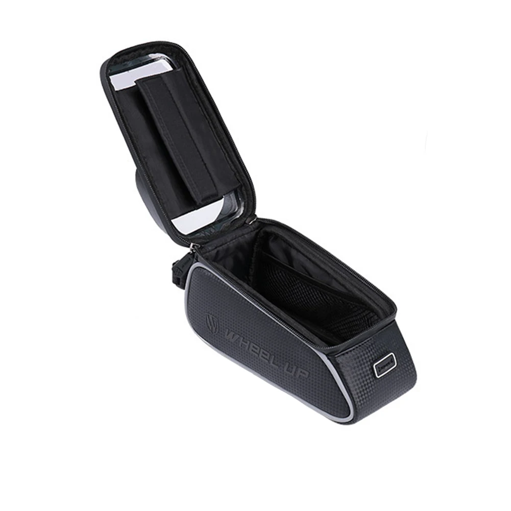 

Cycling Storage Bicycle Bag Practical Phone Case Waterproof Outdoor Riding Front Tube Frame Pouch Reflective Mountain Bike Mount