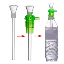 Кальян Стекло и акрил популярная бутылка трубка-кальян трубки для кальяна санитарный фильтр для курения принадлежности для кальянов бутылка конверсионные инструменты