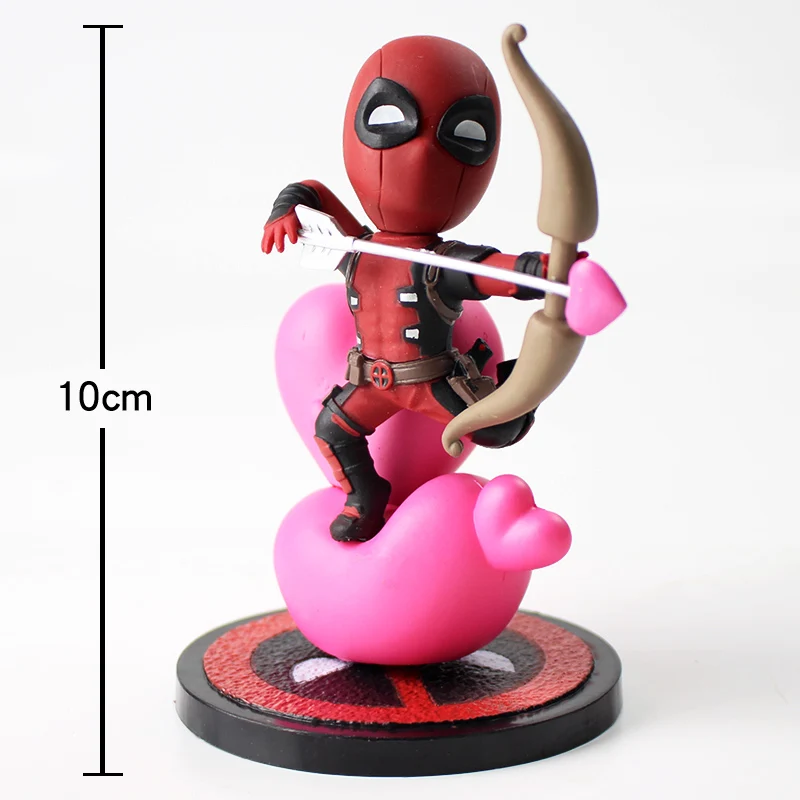 10cm opp bag 7-13 см Дэдпул мини яйцо атака серии единорог Slfie X-men Q версия Дэдпул ПВХ фигурка Коллекционная модель игрушки с коробкой - Цвет: 10cm opp bag