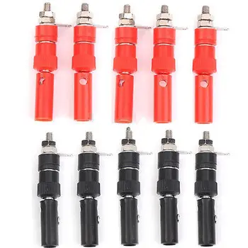 

10pcs/lot 4mm Binding Post Speaker Terminal Banana Plug Sockets Jack Connectors
