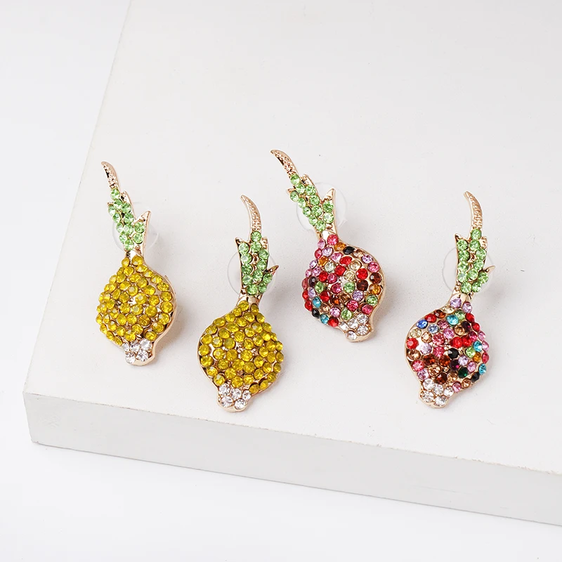 

JUJIA ZA New Crystal Stud Earrings For Women Fashion Geometric Statement Big Earrings 2019 New Accessories